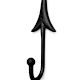 Handcrafted Metal Arrow Design Wall Hook Utility Decor